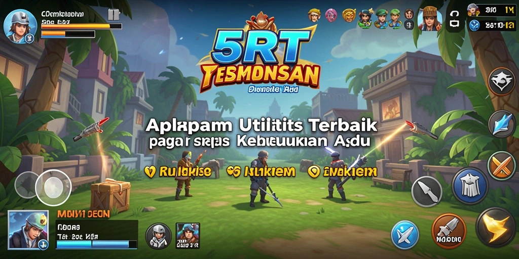Screenshot utama 5RT menampilkan antarmuka aplikasi Utility yang efisien.