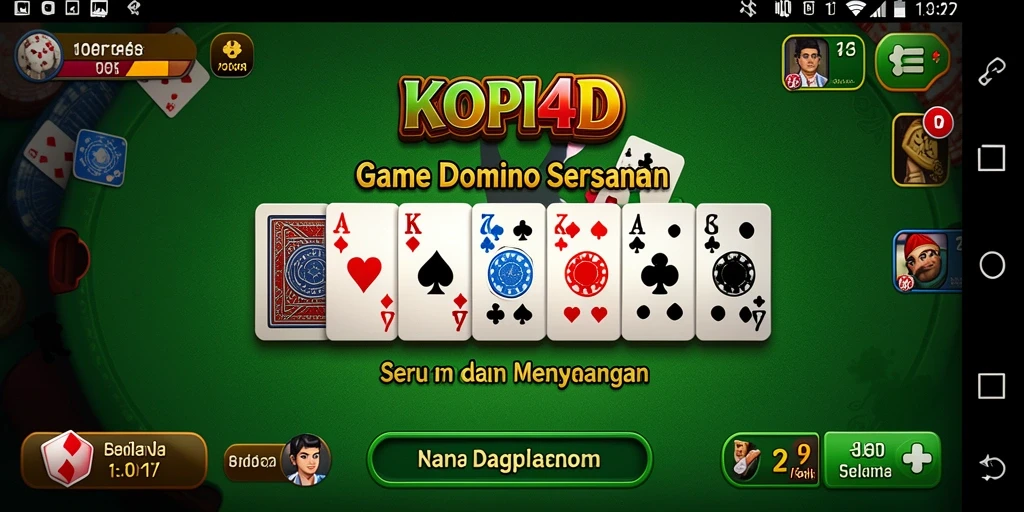 Tampilan gameplay seru di KOPI4D menunjukkan aksi domino yang mendebarkan.