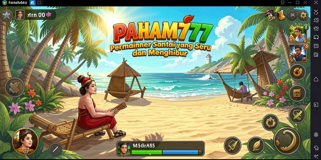 Tampilan seru gameplay PAHAM777 dengan level yang menarik.