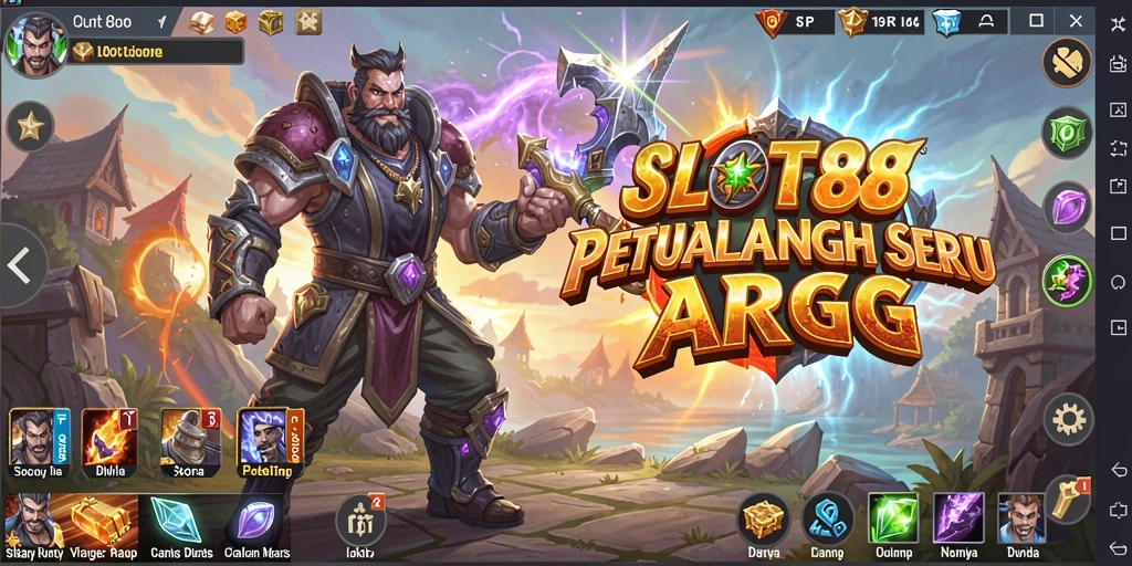 Screenshot menunjukkan aksi pertarungan seru di dunia ARPG.