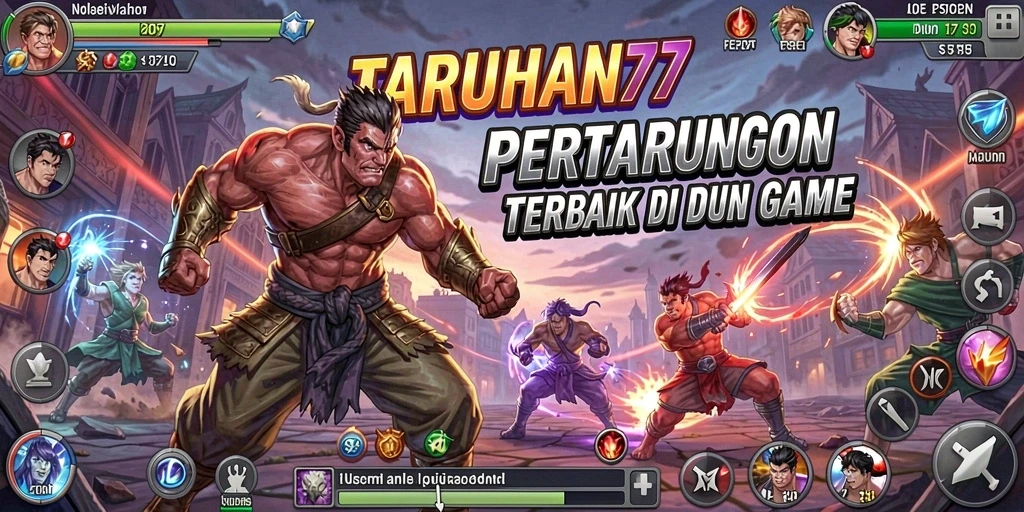 Screenshot TARUHAN77 menampilkan aksi pertarungan yang seru dan mendebarkan.