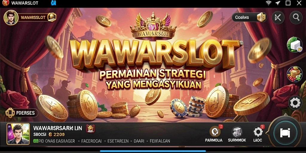 Tampilan gameplay menarik dari WAWARSLOT dengan elemen strategi yang mendebarkan.